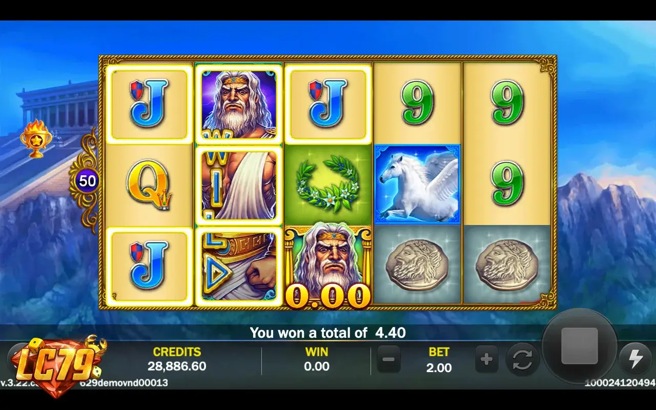 Thắng lớn trong Zeus LC79