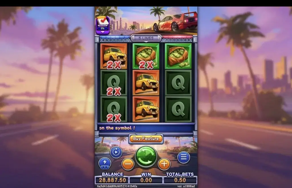 Ảnh giao diện chính game BAD RICH WOLF (slot FC) chơi tại LC79