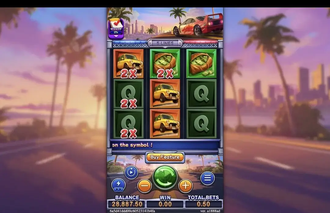 Ảnh giao diện chính game BAD RICH WOLF (slot FC) chơi tại LC79