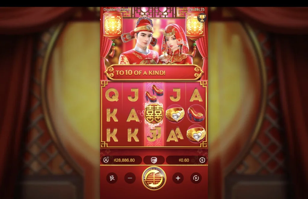 Ảnh giao diện chính game Double Fortune (slot PG) chơi tại LC79