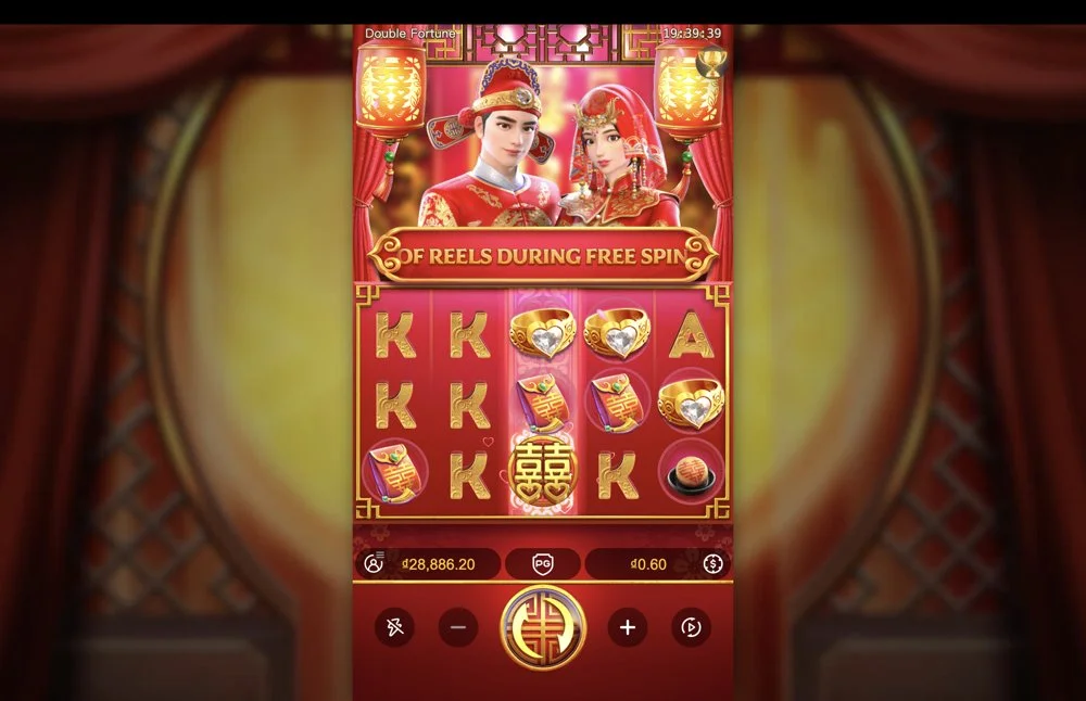 Ảnh màn hình gameplay game Double Fortune (slot PG) chơi tại LC79