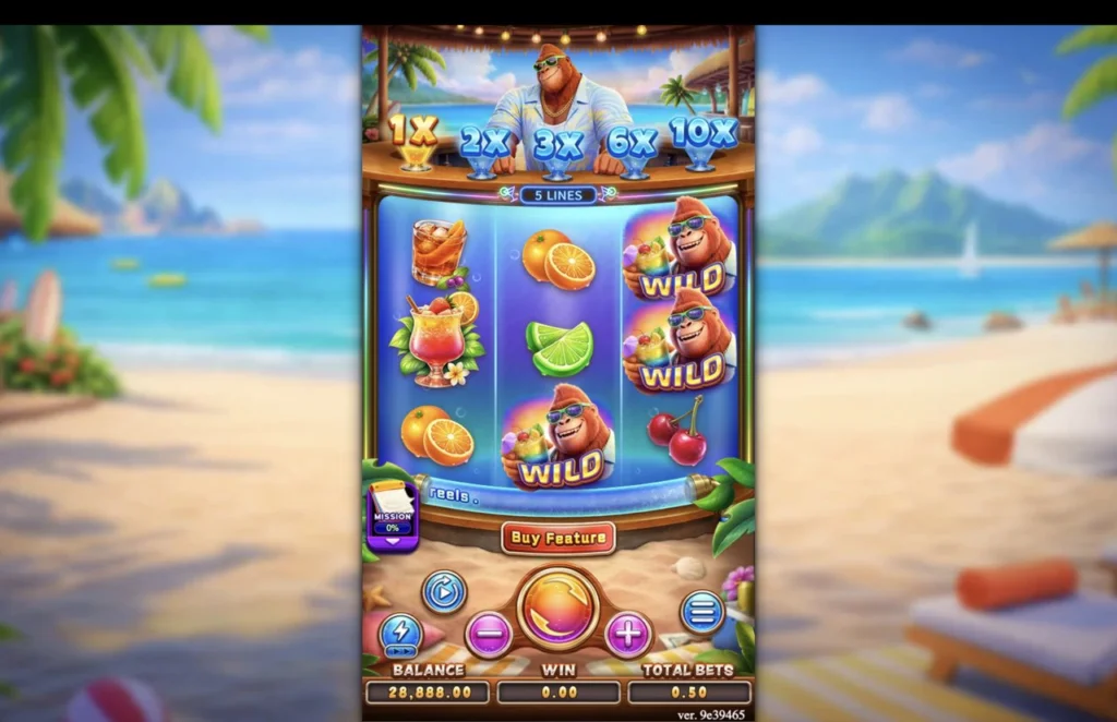 Ảnh giao diện chính game KONG ISLAND (slot FC) chơi tại LC79