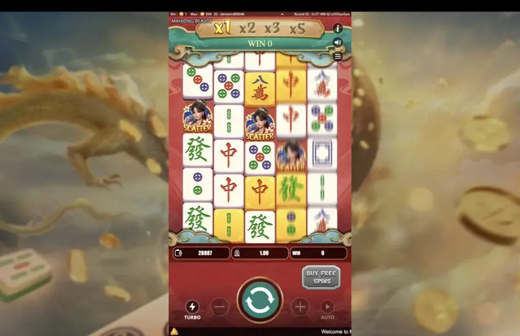 Ảnh giao diện chính game Mahjong Beauty (Kingmidas #KM-SLOT-027) (slot) chơi tại LC79