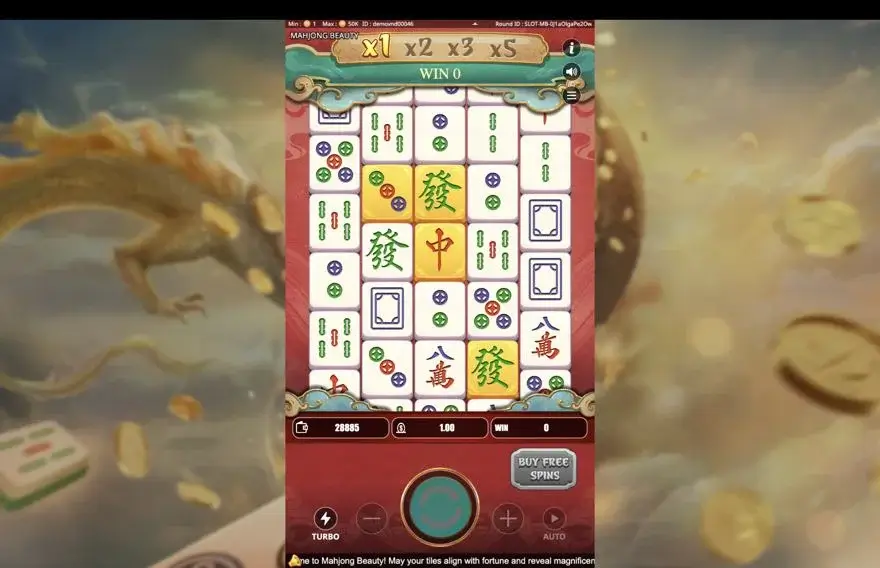 Ảnh bảng biểu tượng & tính năng game Mahjong Beauty (Kingmidas #KM-SLOT-027) (slot) chơi tại LC79