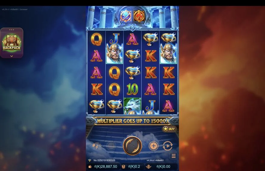 Ảnh bảng biểu tượng & tính năng game Ragnarok : Thor VS Loki (slot JDB) chơi tại LC79