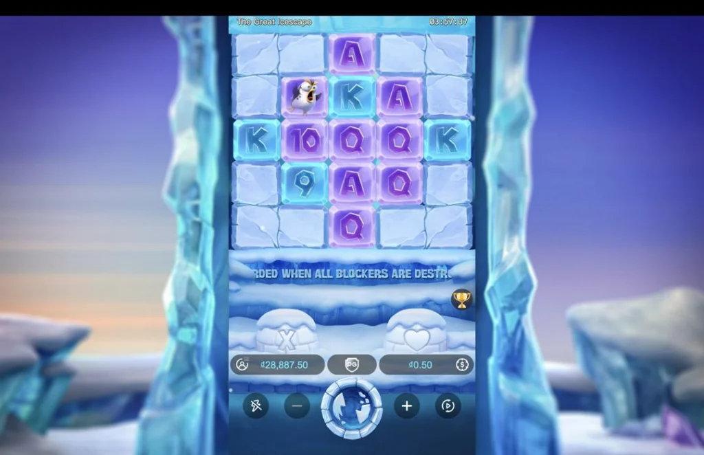 Ảnh giao diện chính game trải nghiệm the great icescape lc79 (slot) chơi tại LC79
