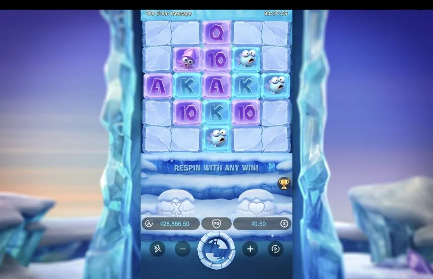 Ảnh bảng biểu tượng & tính năng game trải nghiệm the great icescape lc79 (slot) chơi tại LC79