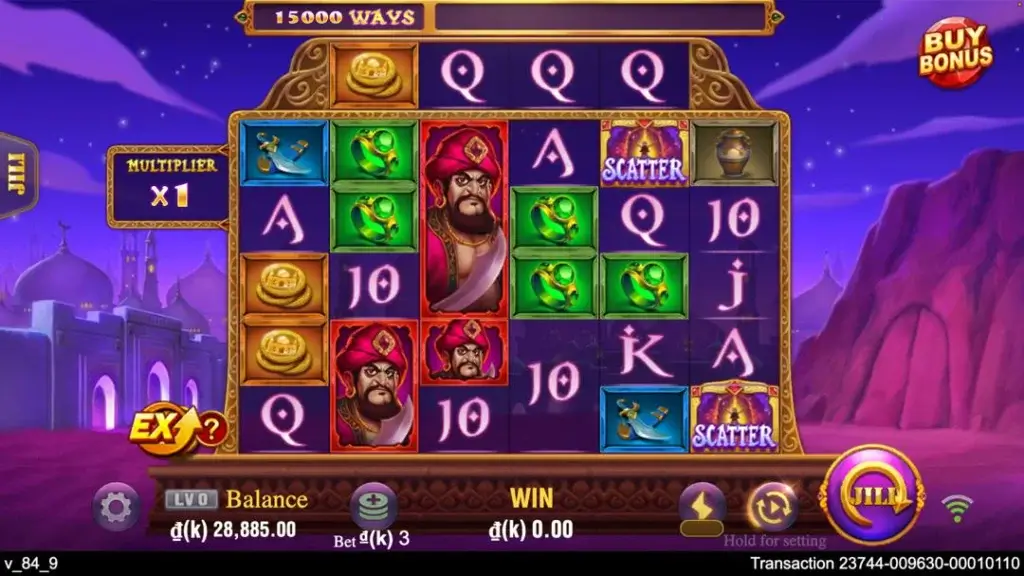 Ảnh giao diện chính game Alibaba (slot JILI) chơi tại LC79