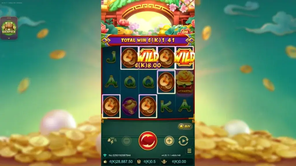 Ảnh giao diện chính game BlossomOfWealth (slot JDB) chơi tại LC79