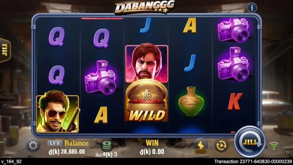 Ảnh giao diện chính game Dabanggg (slot JILI) chơi tại LC79