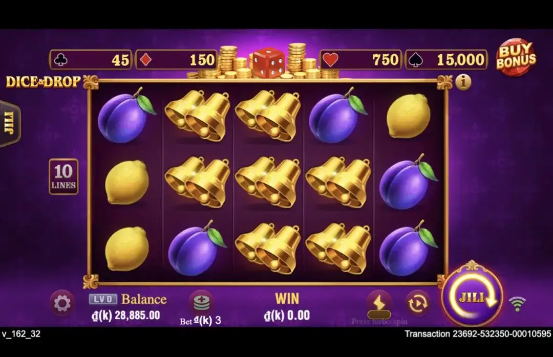 Ảnh giao diện chính game Dice (game CRASH88) chơi tại LC79