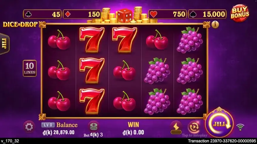 Ảnh bảng biểu tượng & tính năng game Dice (game CRASH88) chơi tại LC79