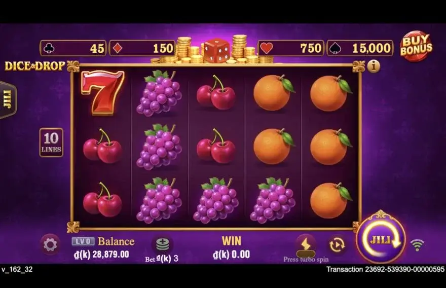 Ảnh bảng biểu tượng & tính năng game Dice (game CRASH88) chơi tại LC79