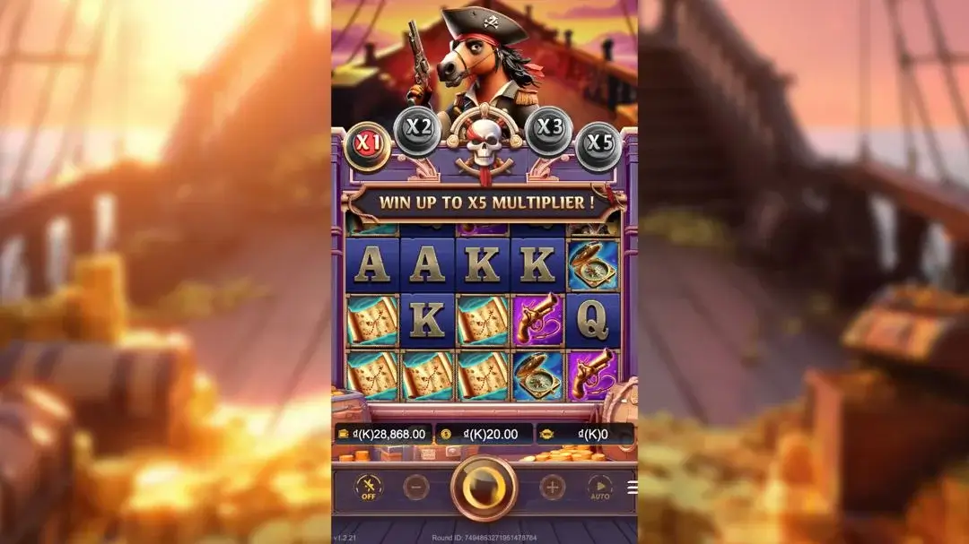 Ảnh giao diện chính game Horse of Bounty (slot JDB) chơi tại LC79