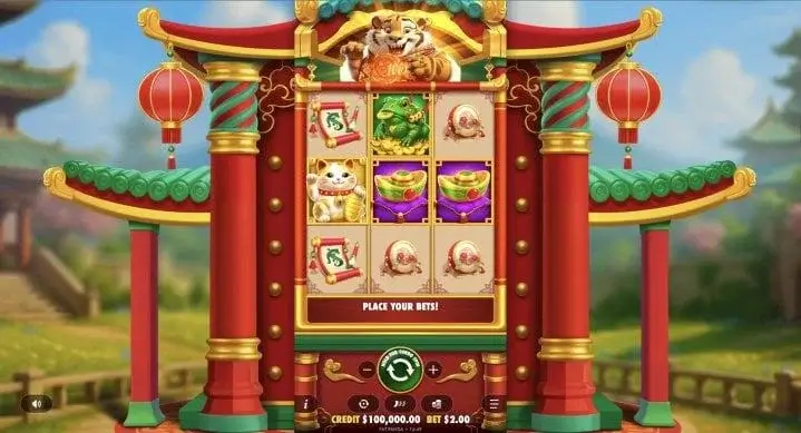 Ảnh màn hình gameplay game Lucky Tiger Gold (slot PP) chơi tại LC79