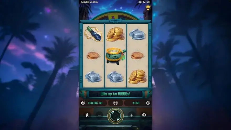 Ảnh bảng biểu tượng & tính năng game Mayan Destiny (slot PG) chơi tại LC79