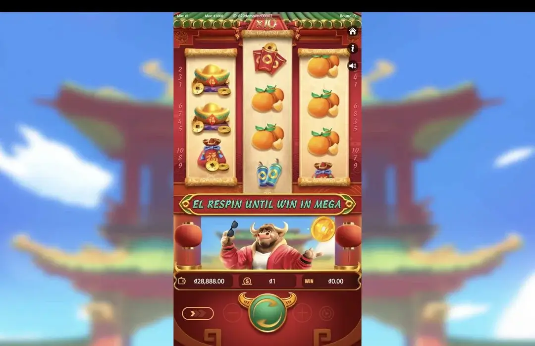 Ảnh giao diện chính game Mega Fortune Ox (Kingmidas #) (slot) chơi tại LC79