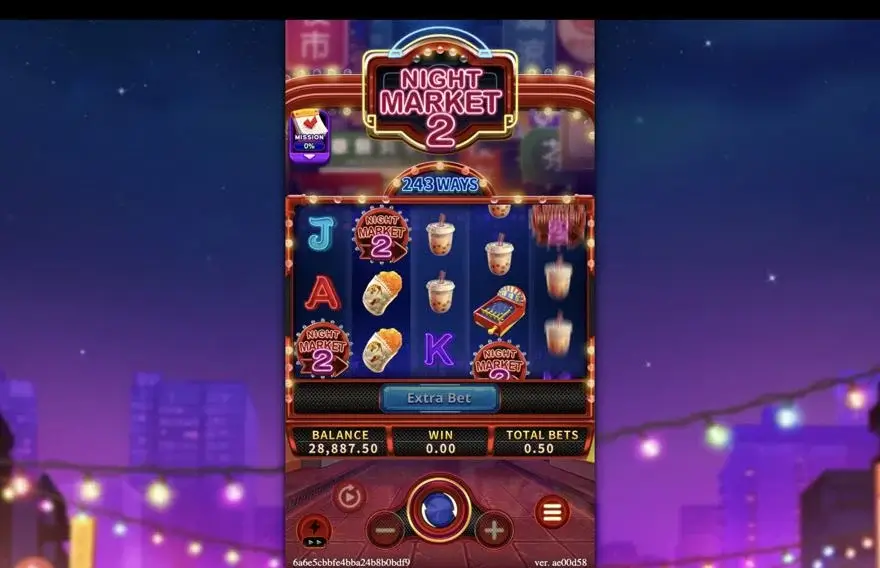 Ảnh màn hình gameplay game NIGHT MARKET 2 (slot FC) chơi tại LC79