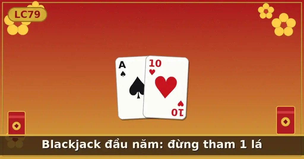 Blackjack đầu năm: đừng tham 1 lá — LC79