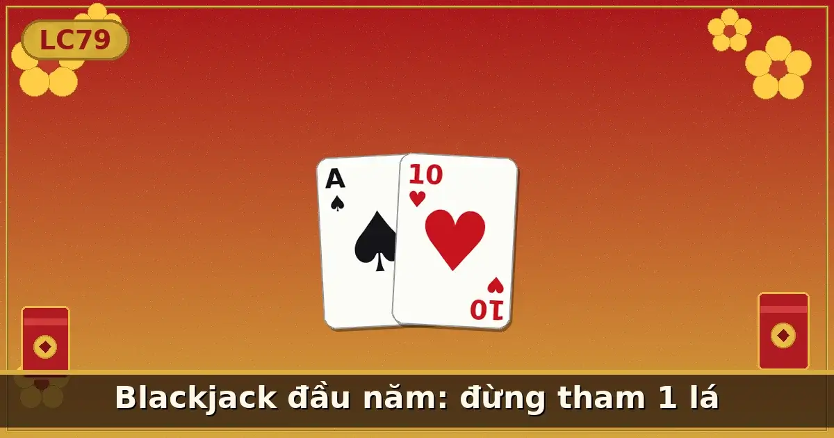 Blackjack đầu năm: đừng tham 1 lá — LC79