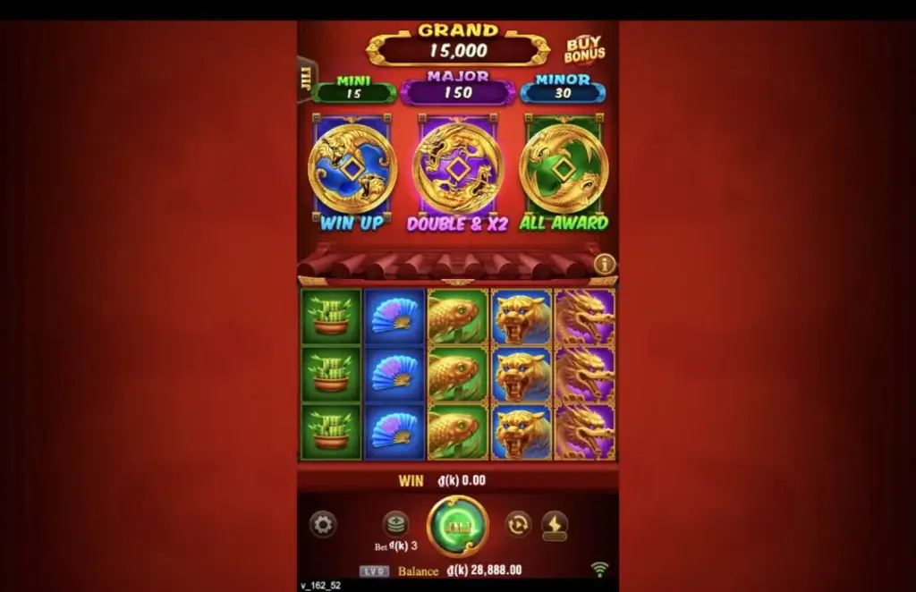 Ảnh giao diện chính game trải nghiệm 3 coin treasures 2 lc79 (slot) chơi tại LC79