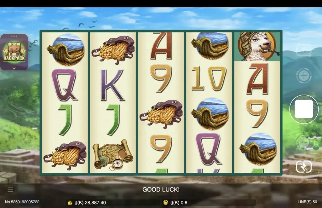 Ảnh giao diện chính game trải nghiệm llama adventure lc79 (slot) chơi tại LC79