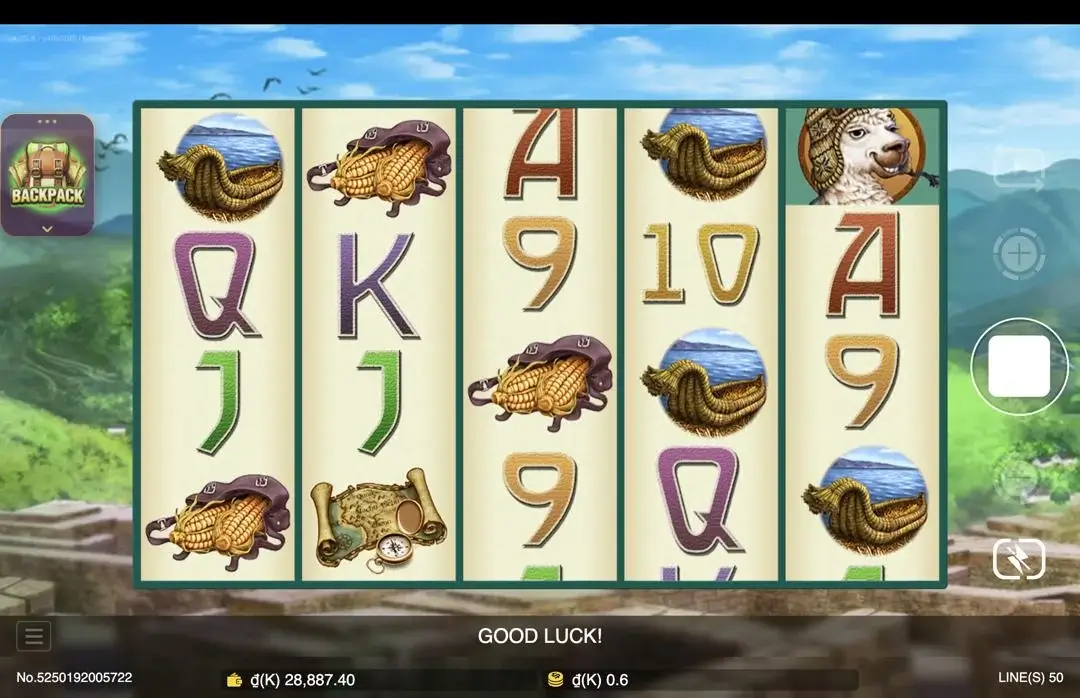 Ảnh giao diện chính game trải nghiệm llama adventure lc79 (slot) chơi tại LC79