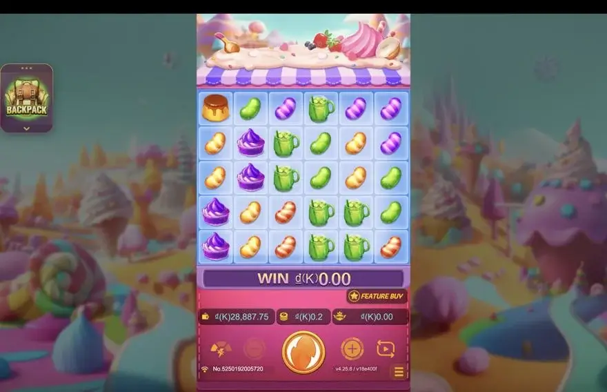 Ảnh màn hình gameplay game trải nghiệm pop pop candy lc79 (slot) chơi tại LC79