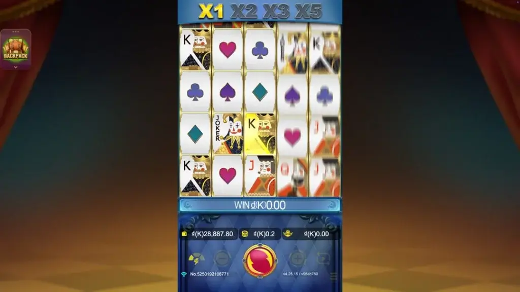 Ảnh giao diện chính game Trump Card (slot JDB) chơi tại LC79