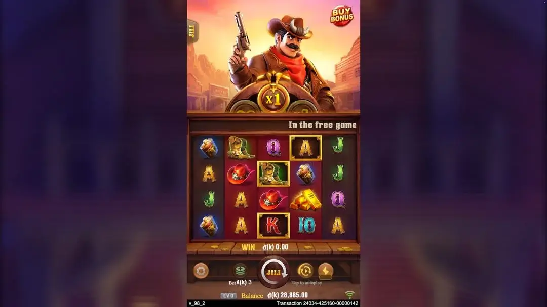 Ảnh giao diện chính game Bonus Hunter (slot JILI) chơi tại LC79