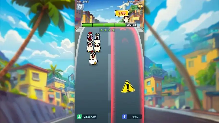 Ảnh màn hình gameplay game Chicky Run (slot PG) chơi tại LC79