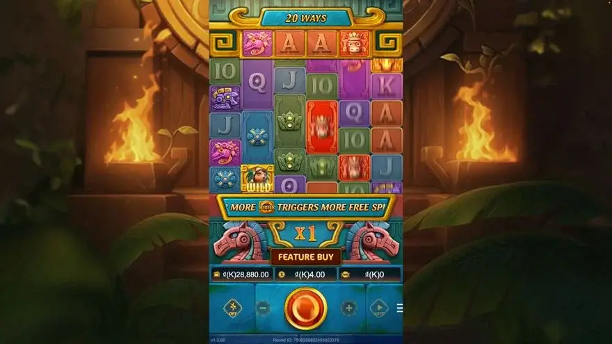 Ảnh màn hình gameplay game Golden Hoof Quest (slot JDB) chơi tại LC79