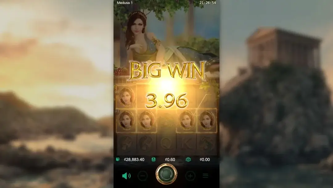 Ảnh giao diện chính game Medusa (slot JILI) chơi tại LC79