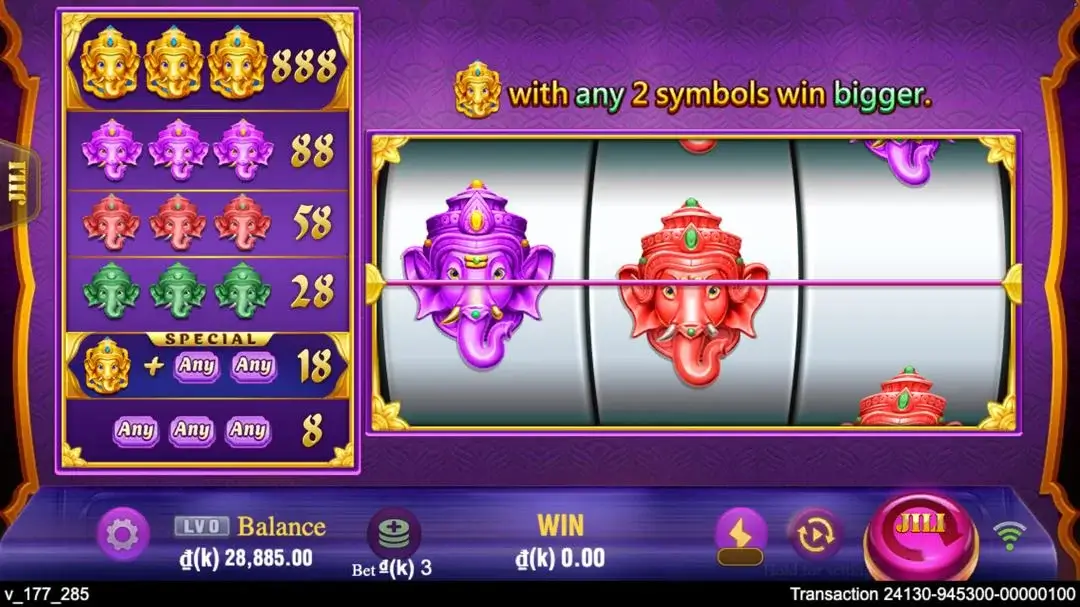 Ảnh giao diện chính game Super Rich (slot JILI) chơi tại LC79