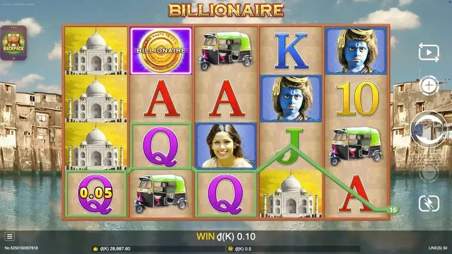 Ảnh màn hình gameplay game trải nghiệm billionaire lc79 (slot) chơi tại LC79