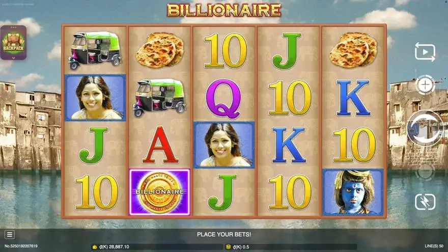 Ảnh bảng biểu tượng & tính năng game trải nghiệm billionaire lc79 (slot) chơi tại LC79