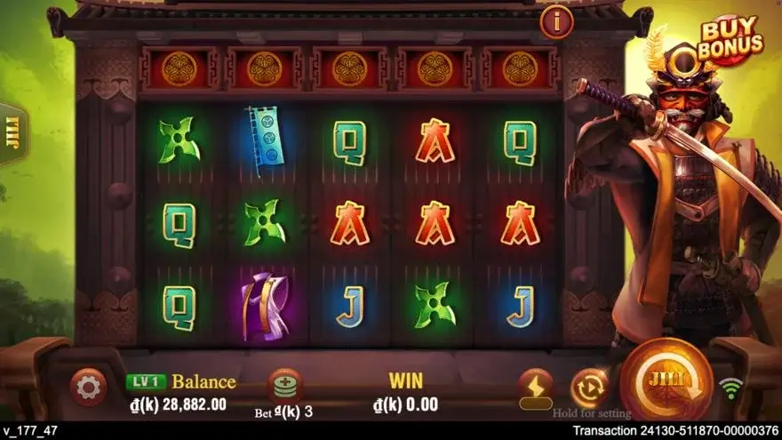 Ảnh màn hình gameplay game trải nghiệm shōgun lc79 (slot) chơi tại LC79