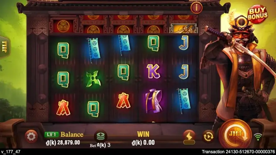 Ảnh bảng biểu tượng & tính năng game trải nghiệm shōgun lc79 (slot) chơi tại LC79