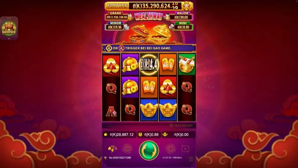 Ảnh giao diện chính game trải nghiệm wealthway lc79 (slot) chơi tại LC79