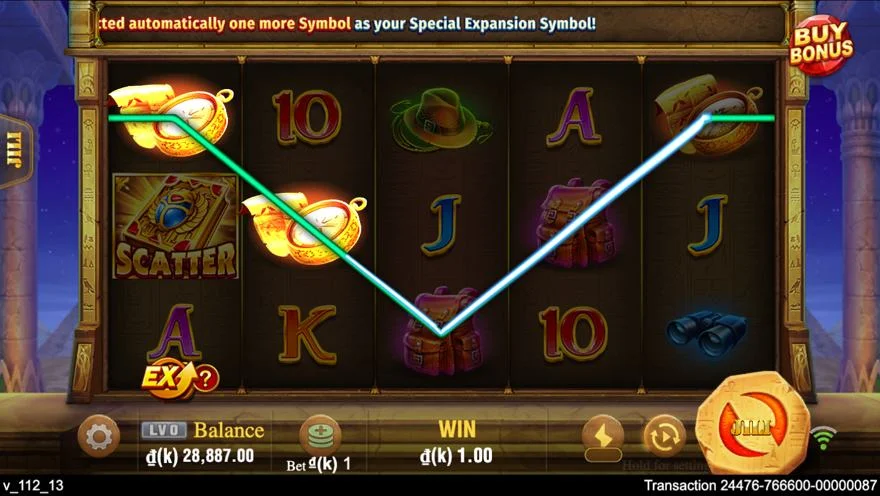 Ảnh màn hình gameplay game Book of Gold (slot JILI) chơi tại LC79