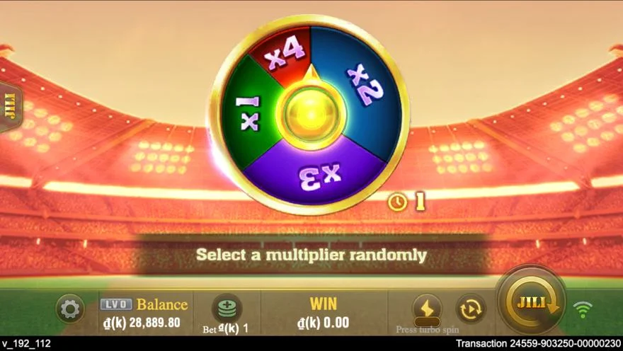 Ảnh màn hình gameplay game Cricket Sah 75 (slot JILI) chơi tại LC79