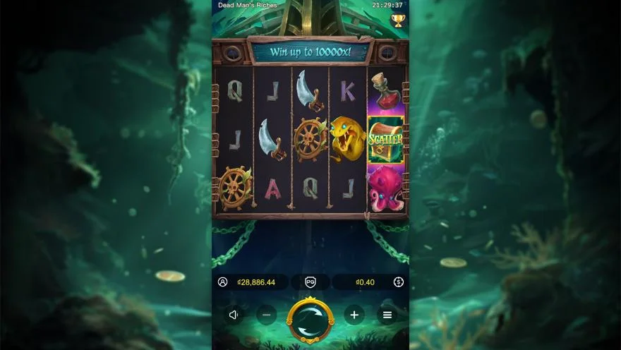 Ảnh màn hình gameplay game Dead Man's Riches (slot PG) chơi tại LC79