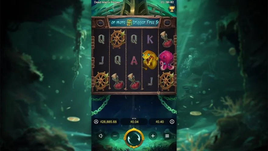 Ảnh bảng biểu tượng & tính năng game Dead Man's Riches (slot PG) chơi tại LC79