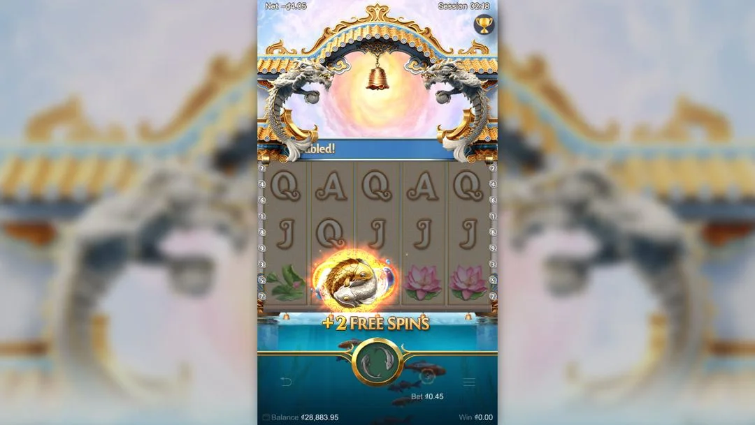 Ảnh giao diện chính game Dragon Legend (slot PG) chơi tại LC79