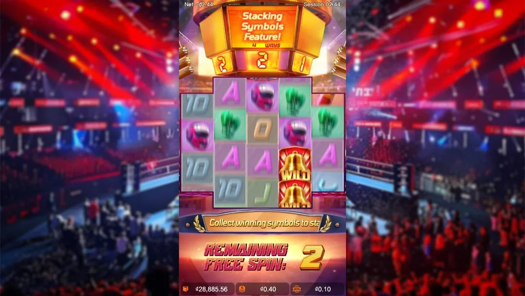 Ảnh giao diện chính game Knockout Riches (slot PG) chơi tại LC79