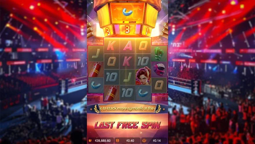 Ảnh bảng biểu tượng & tính năng game Knockout Riches (slot PG) chơi tại LC79