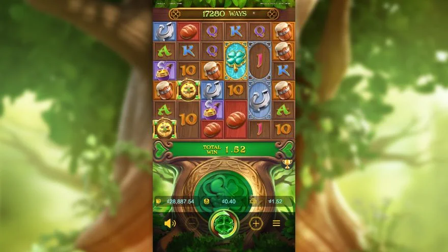 Ảnh màn hình gameplay game Leprechaun Riches (slot PG) chơi tại LC79