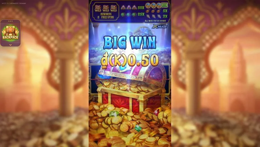 Ảnh màn hình gameplay game Lucky Elephant X-Huge (slot JDB) chơi tại LC79