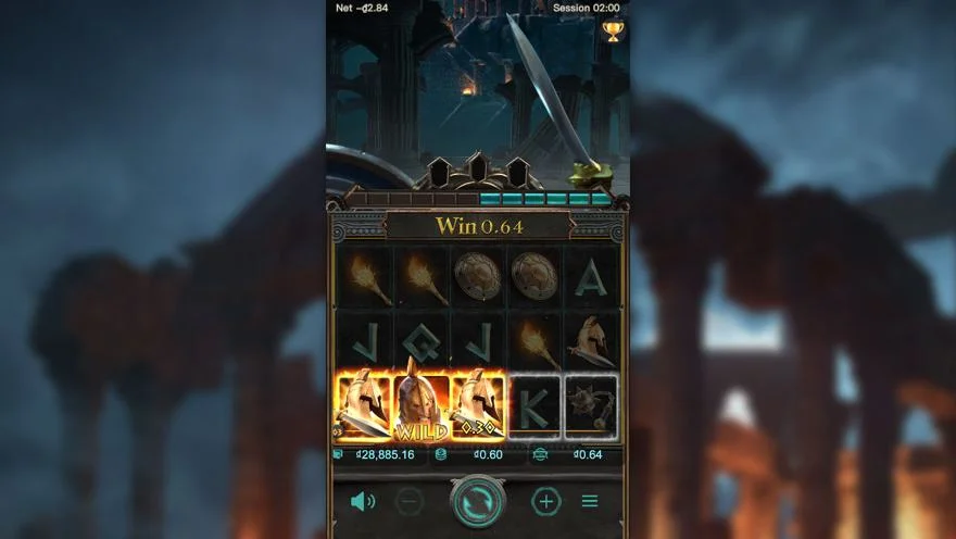 Ảnh màn hình gameplay game Medusa2 (slot PG) chơi tại LC79
