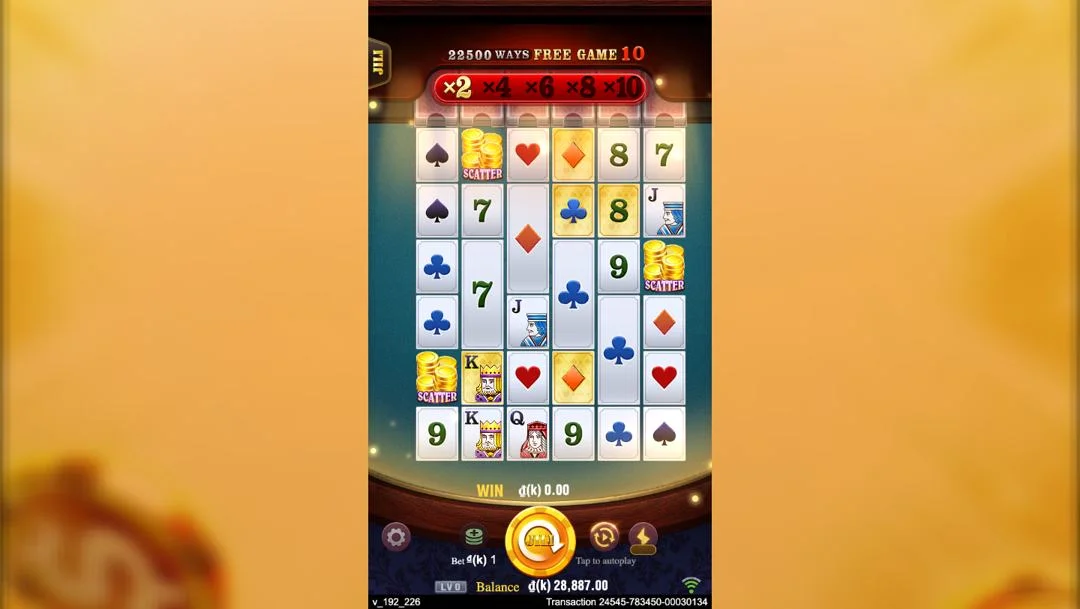 Ảnh giao diện chính game Mega Ace (slot JILI) chơi tại LC79